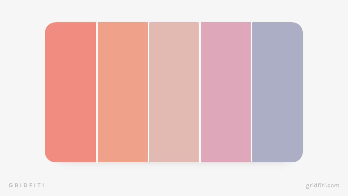 Sunset Color Palette for Google