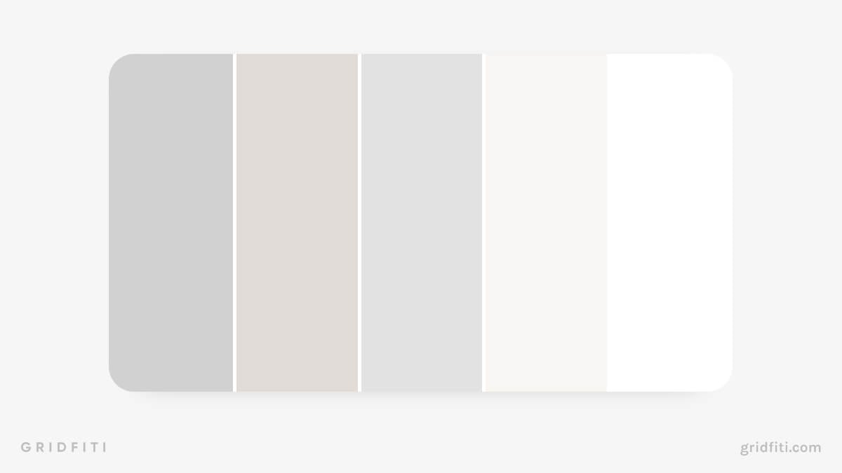 White Google Color Scheme