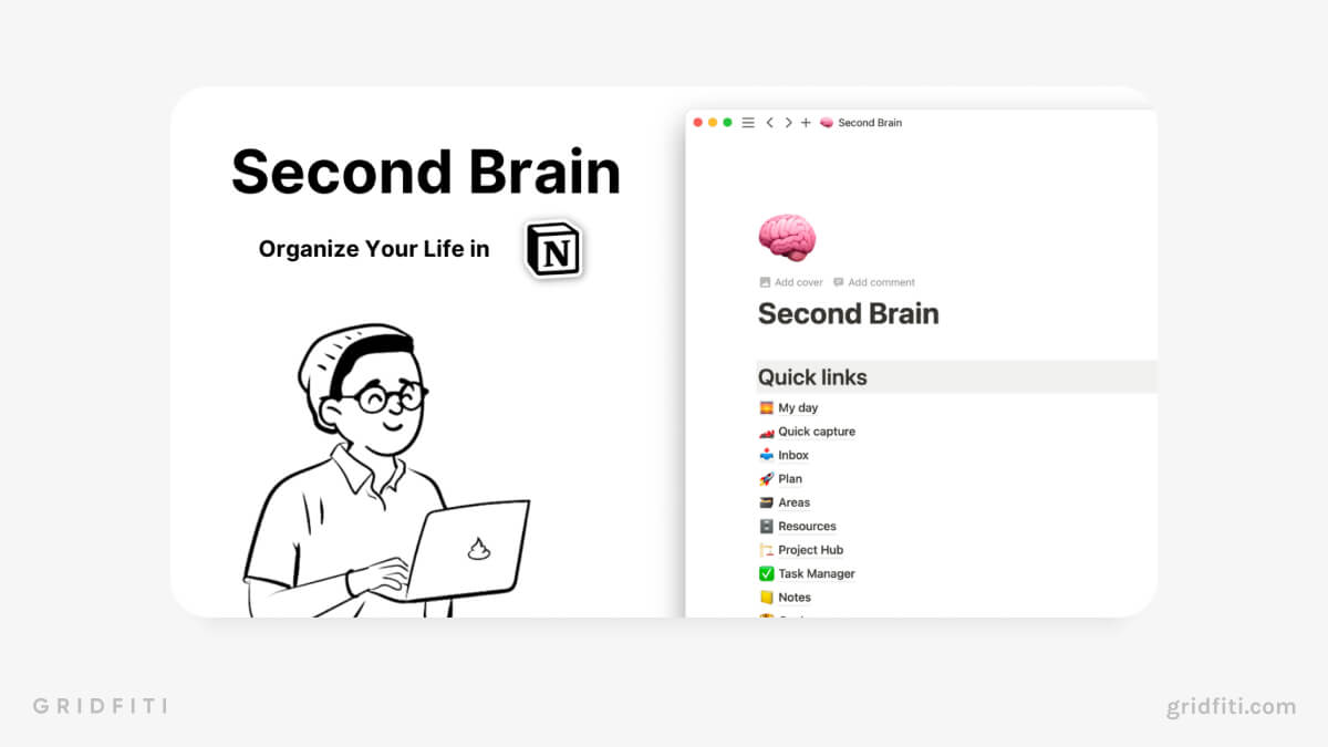 All-in-One Notion Second Brain