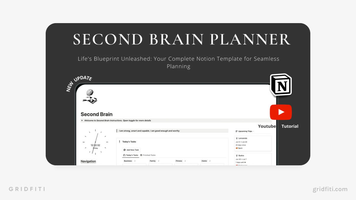 Second Brain Planner