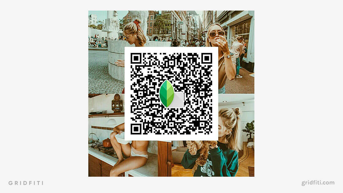 Aesthetic Summer Snapseed QR Codes