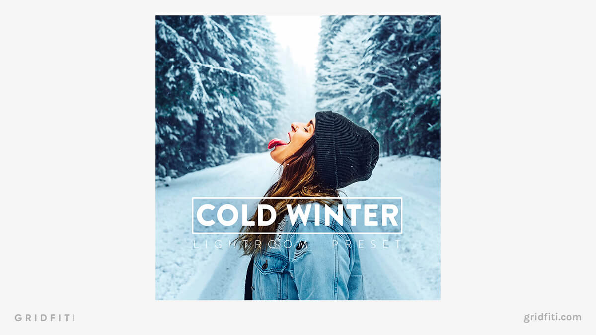 Cold Winter Lightroom Presets