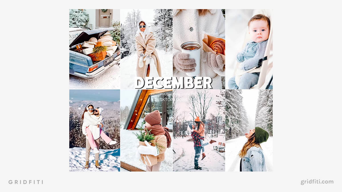 December Lightroom Presets