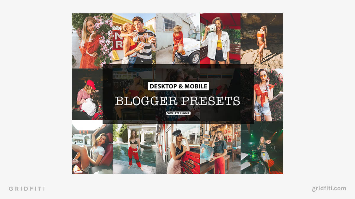 Blogger Presets for Mobile & Desktop