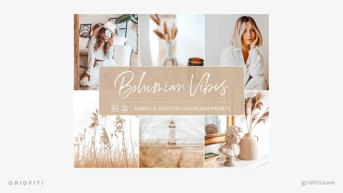 Bohemian Vibes Lightroom Presets