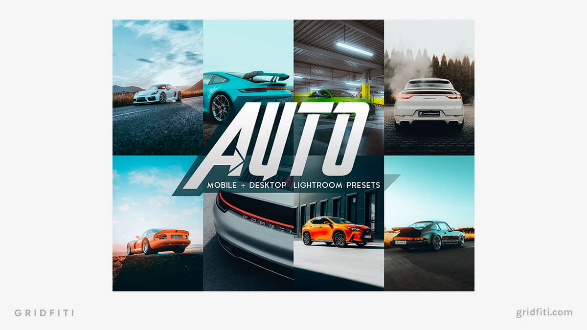 Automotive Desktop & Mobile Presets