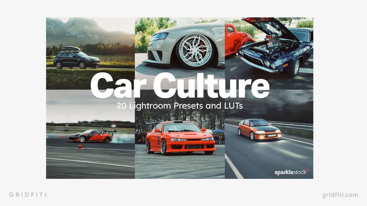 Car Culture Lightroom Presets