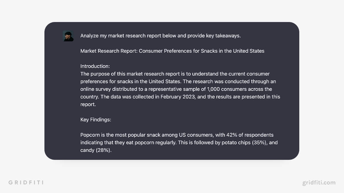 Use ChatGPT to Conduct Market Research