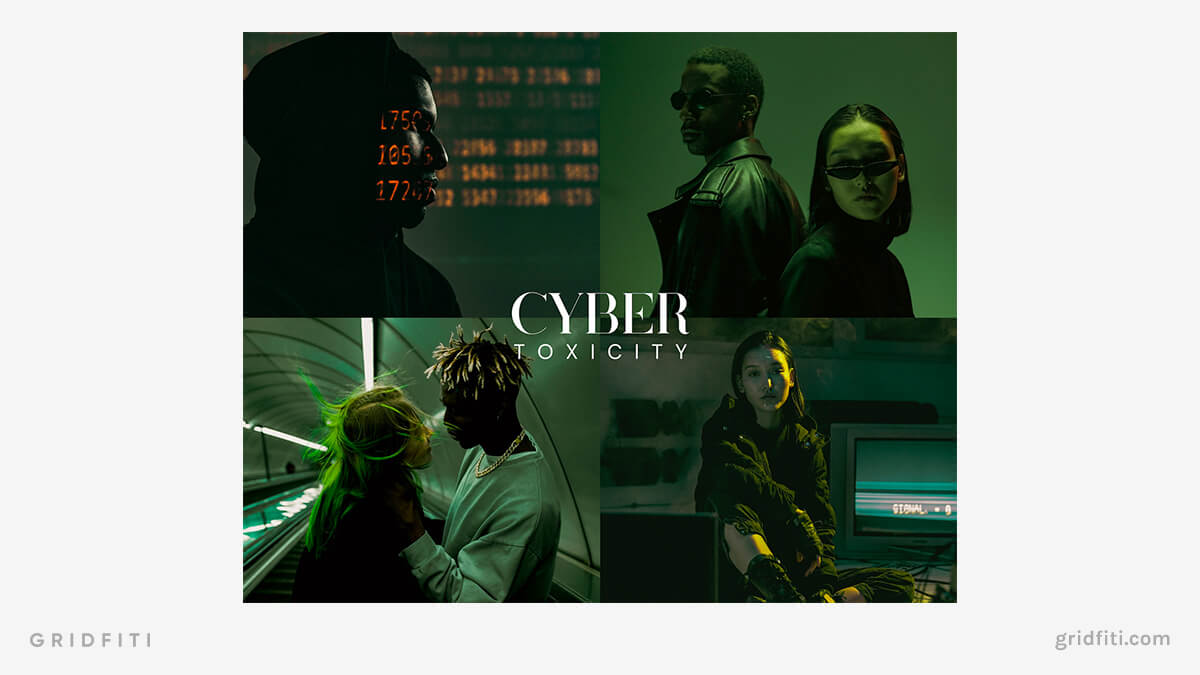 Cyber Matrix Aesthetic Presets