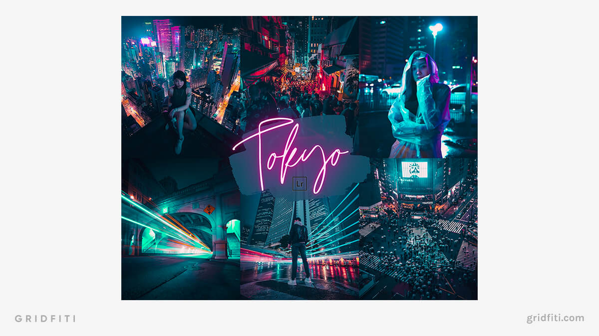 Neon Tokyo Lightroom Presets