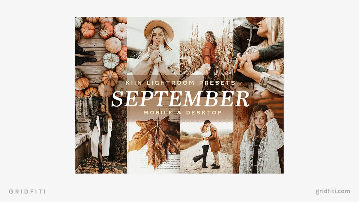 September Lightroom Presets