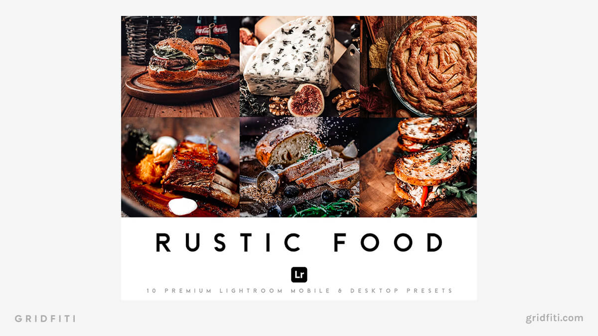 Rustic Food Presets
