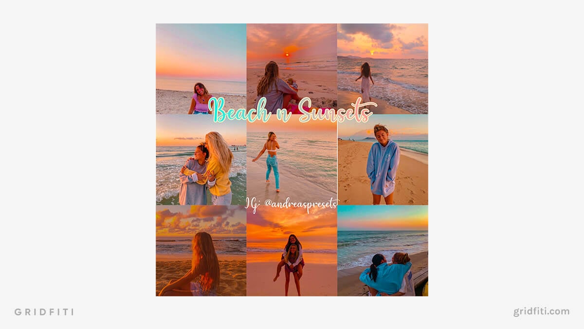 Beach & Sunsets Preset Pack