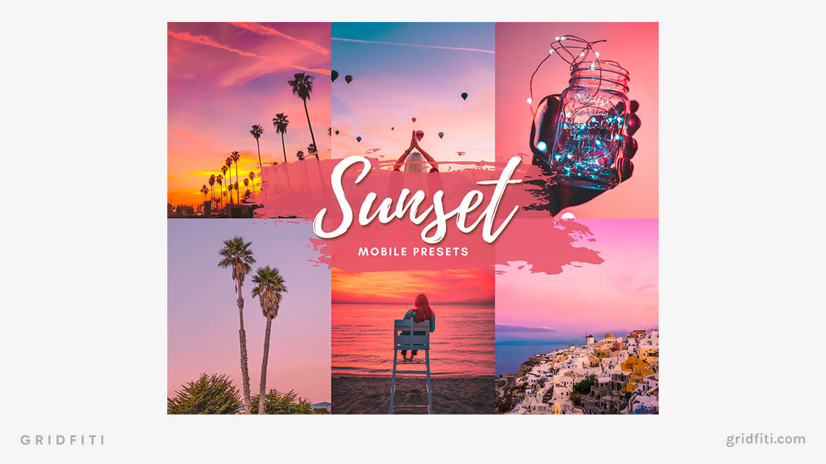 Pink Sunset Lifestyle Presets