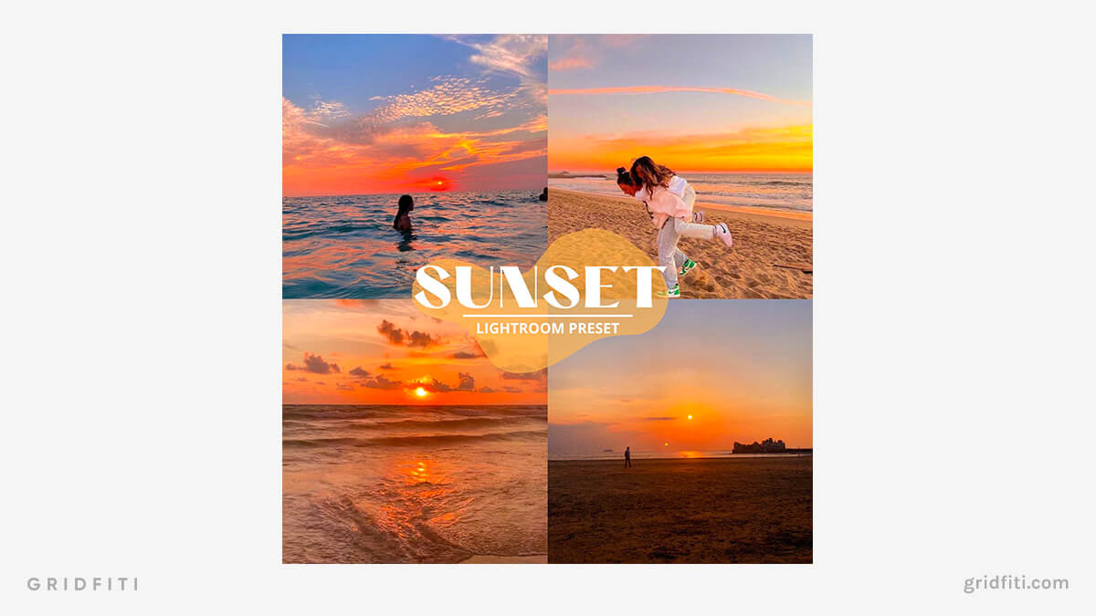 Simple Sunset Presets for Lightroom