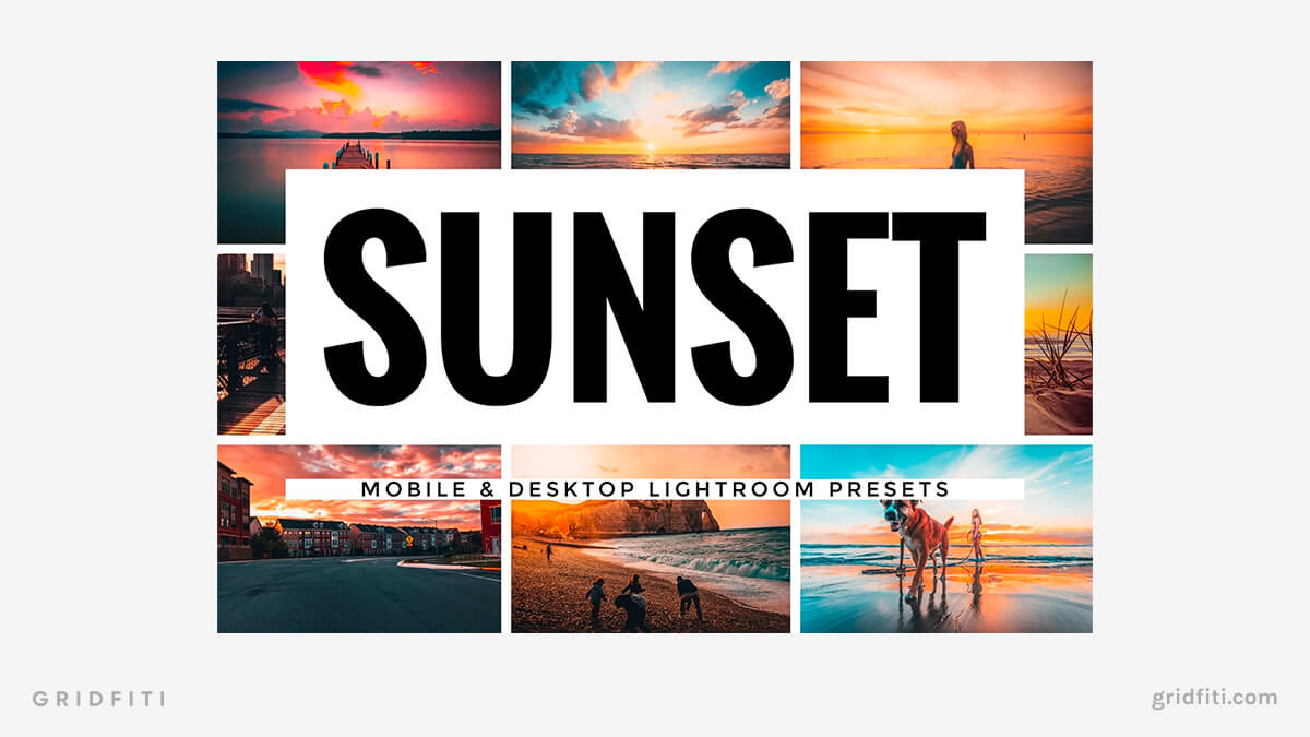 Sunset Lightroom Presets