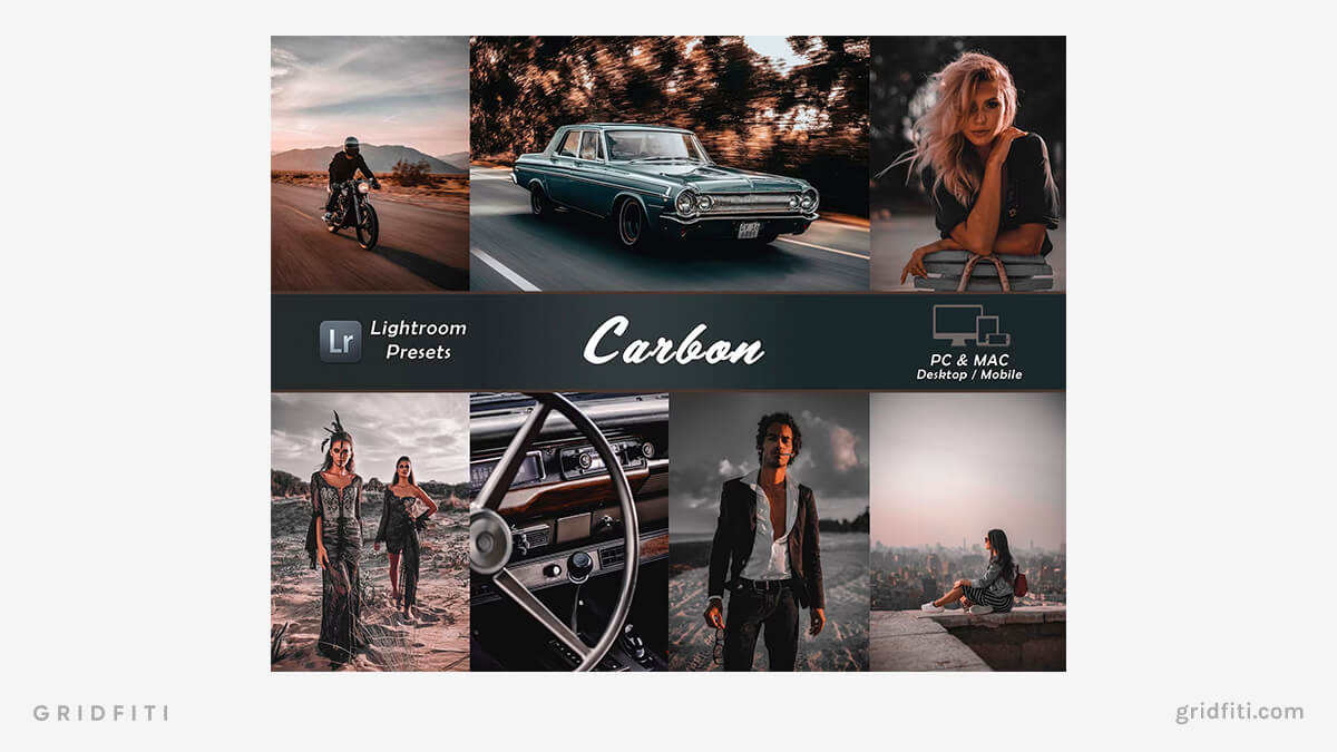 Carbon Grey Lightroom Presets