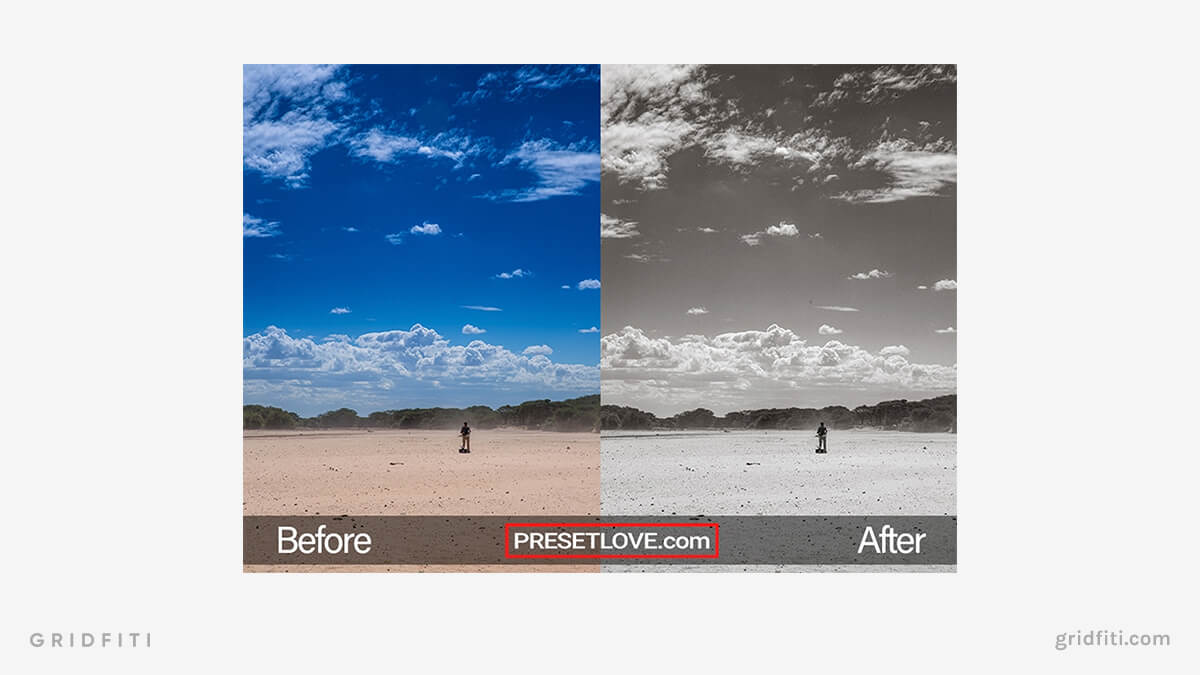 Free Black & White HDR Preset