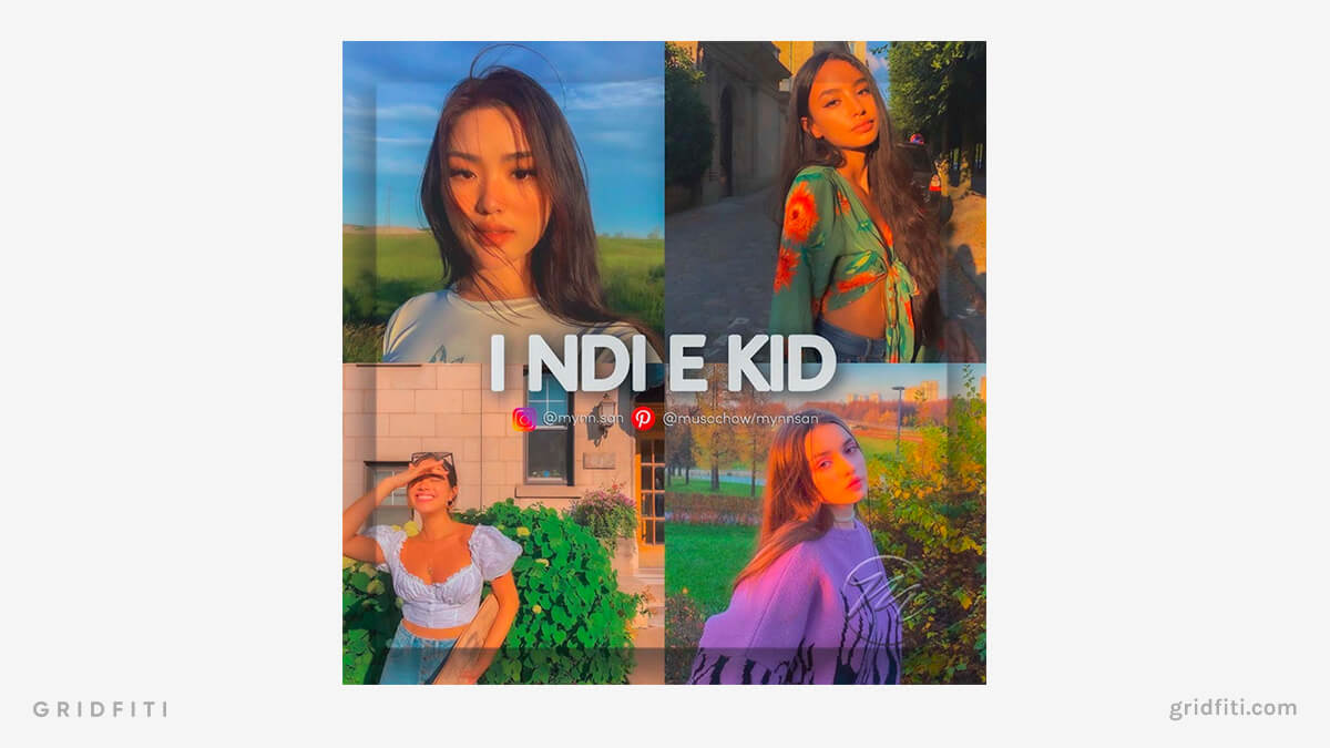 Free Indie Kid Presets