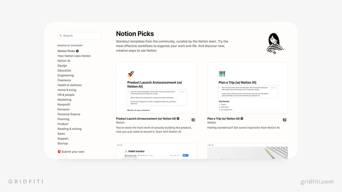 The 15 Best Notion Marketplaces for Selling Your Templates Gridfiti