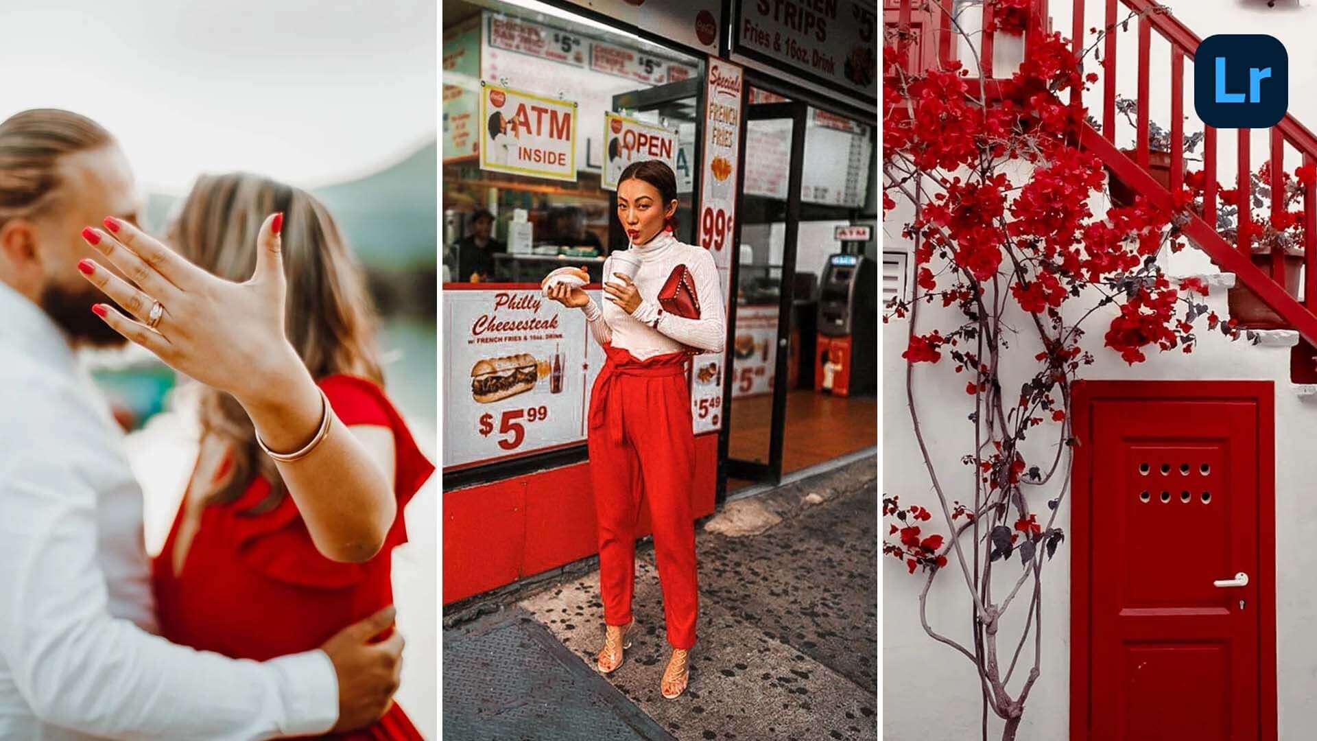 Red Lightroom Presets