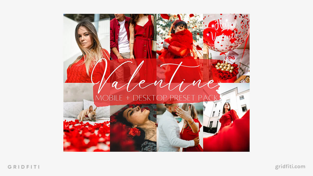 Valentine’s Red Presets