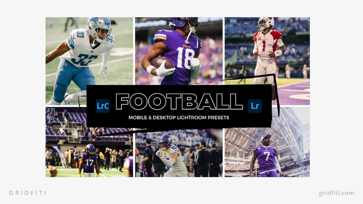 Football Lightroom Presets