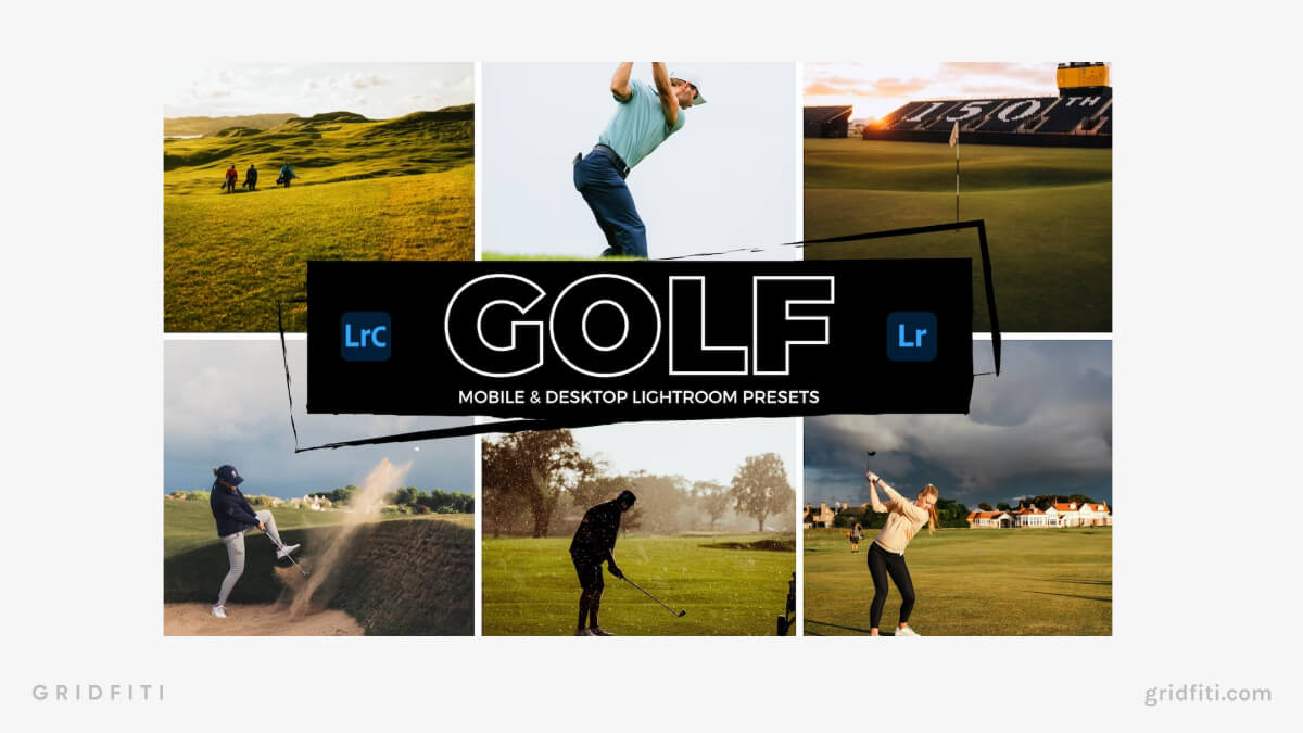 Golf Lightroom Presets For Mobile & Desktop