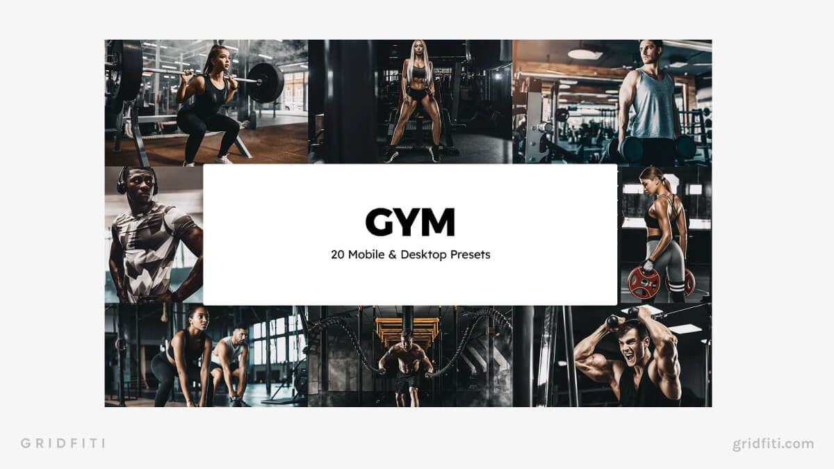 Gym Lightroom Presets & LUTs