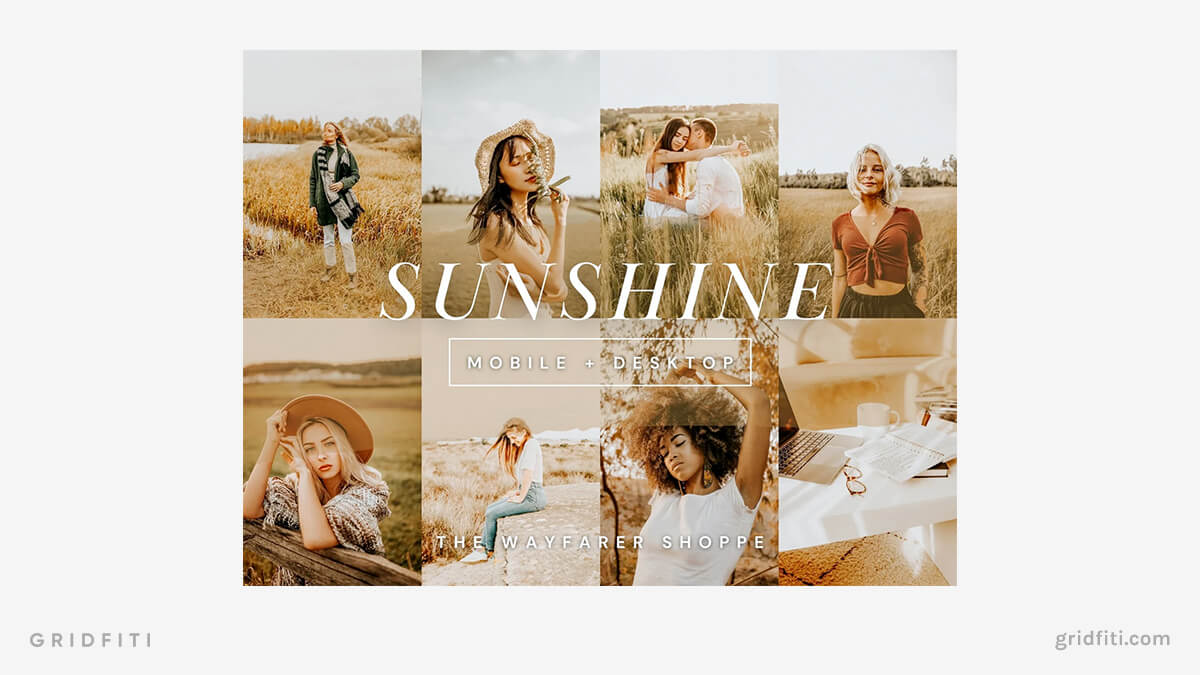 Sunshine Lightroom Preset