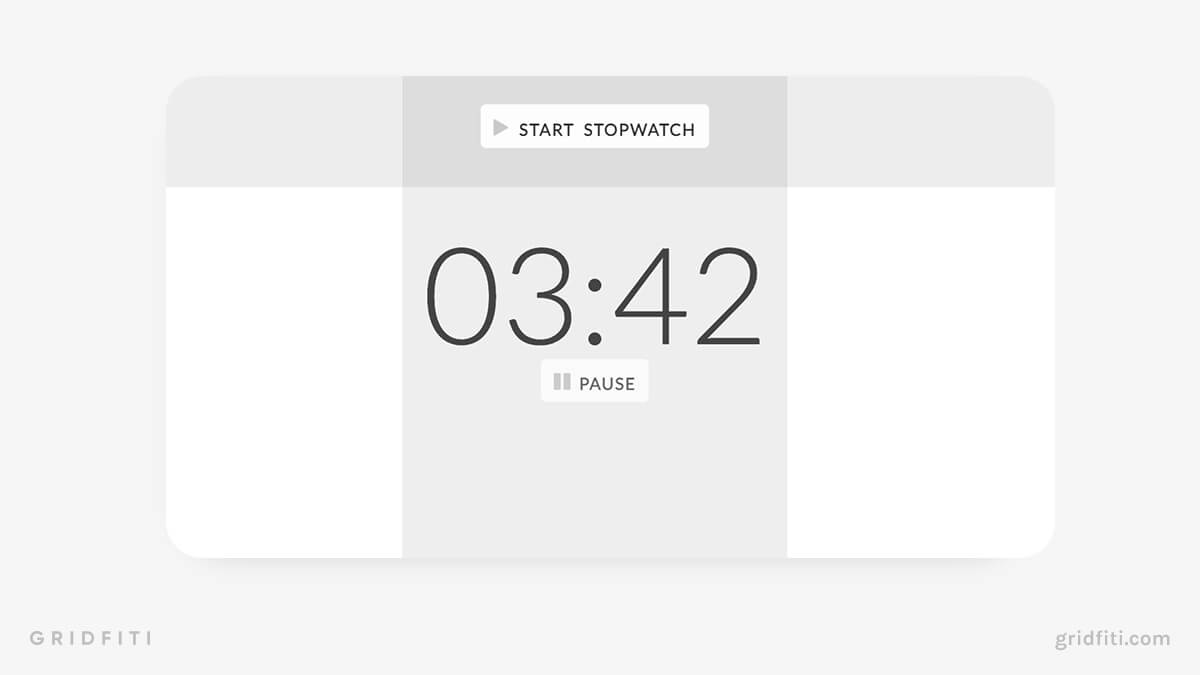 Tab Stopwatch Timer