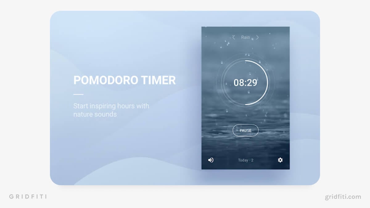 Tide Pomodoro Study Timer