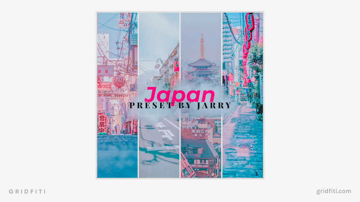 Japan Anime Aesthetic Preset