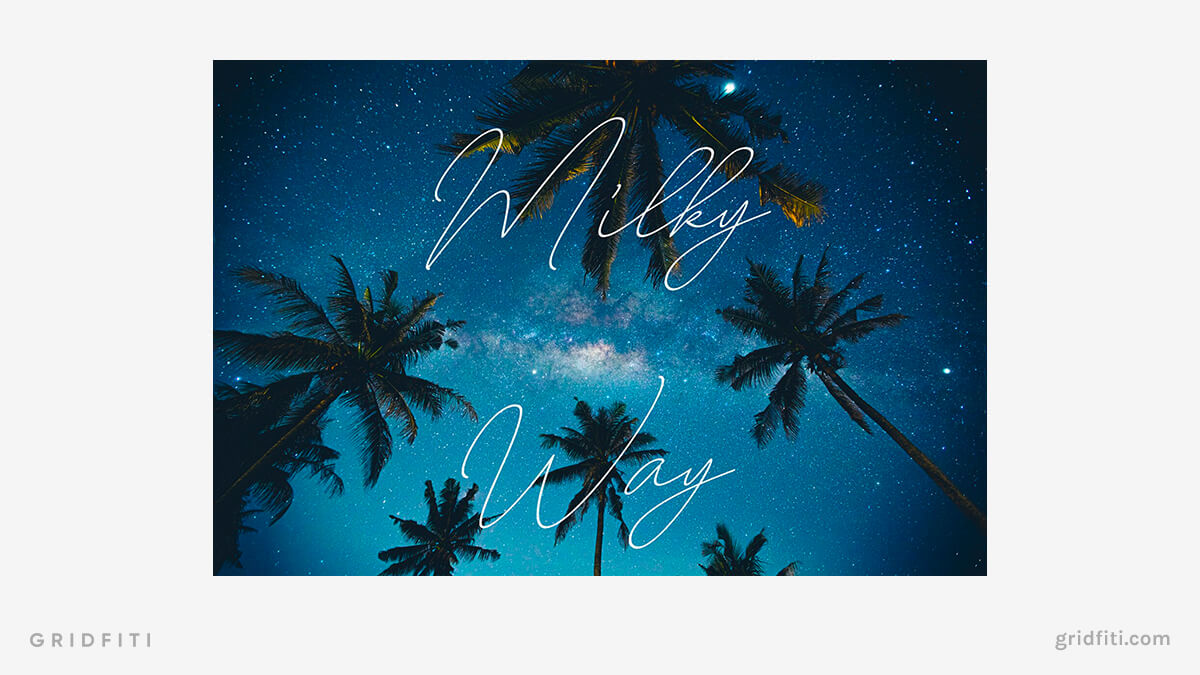 Milky Way Night Presets