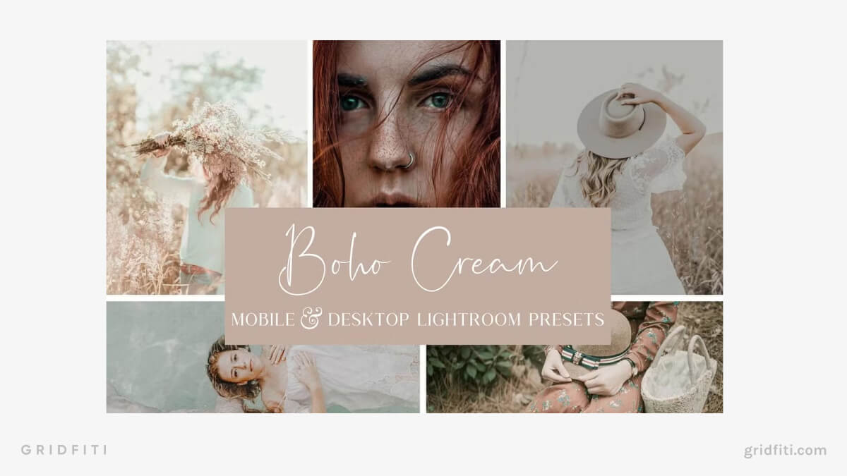 Boho Cream Preset Pack