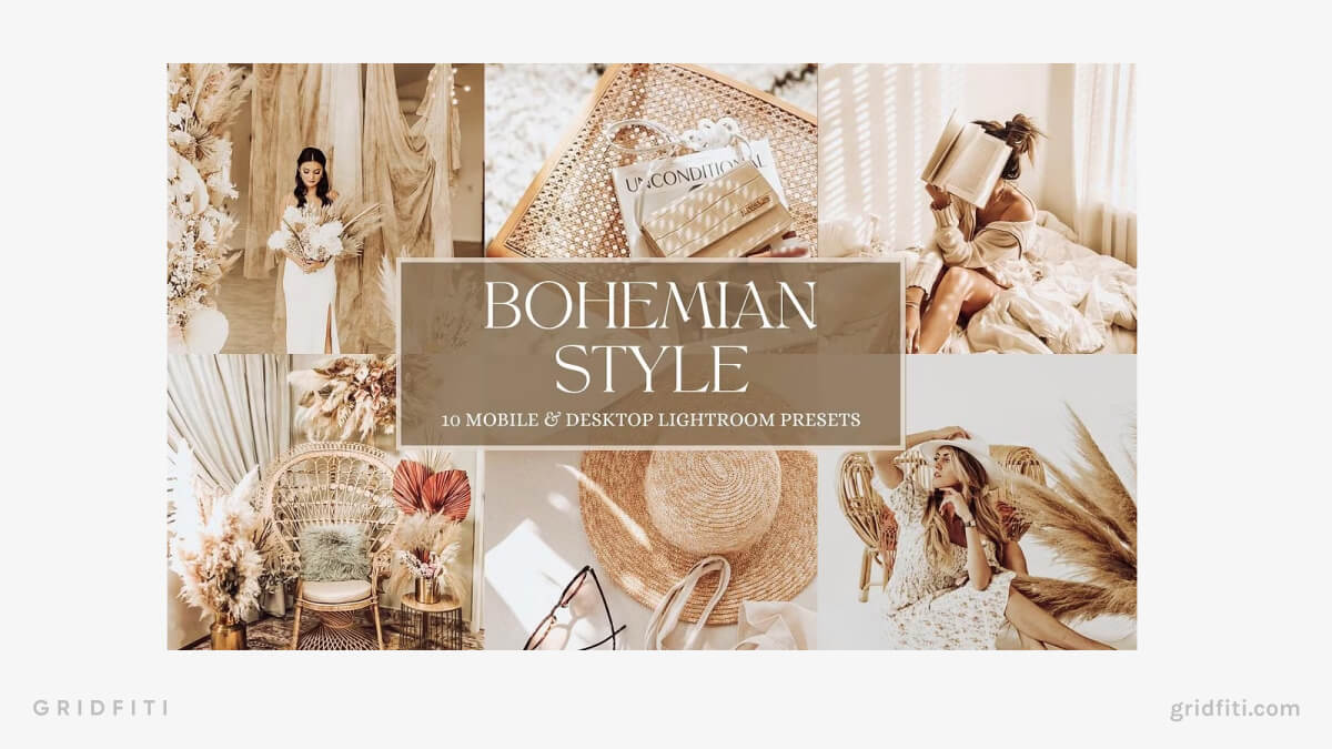 Bohemian Style Lightroom Presets