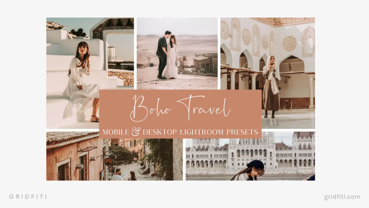 Boho Travel Presets