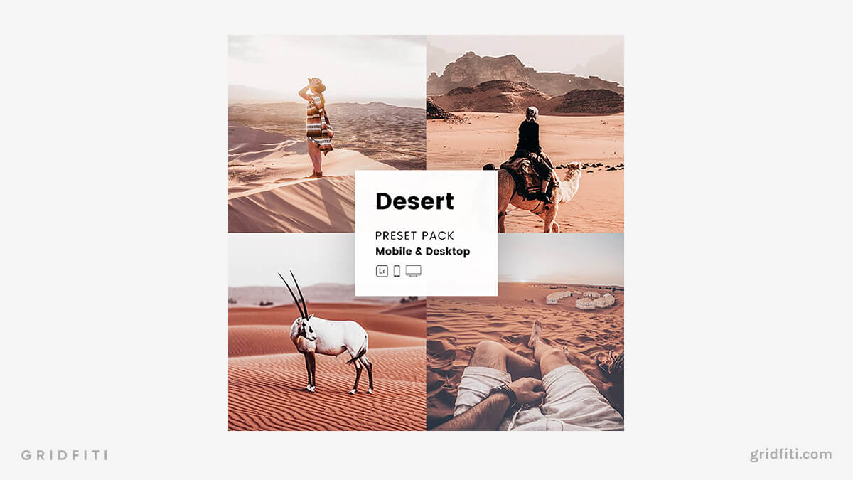 Desert Presets for Lightroom