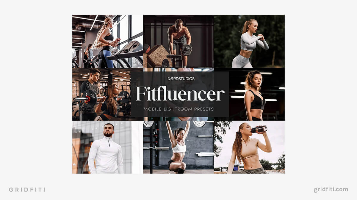 ▷ Presets grátis para editar fotografias fitness