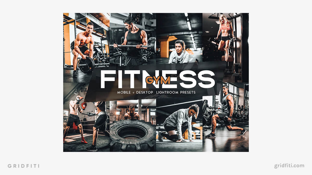 ▷ Presets grátis para editar fotografias fitness