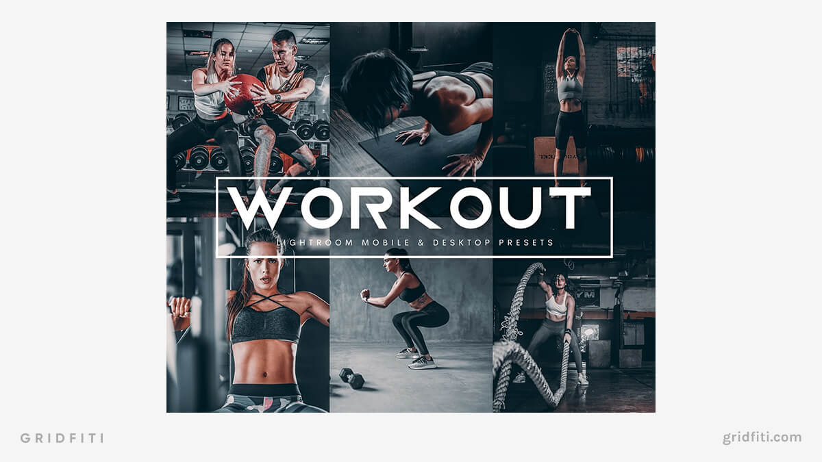 ▷ Presets grátis para editar fotografias fitness