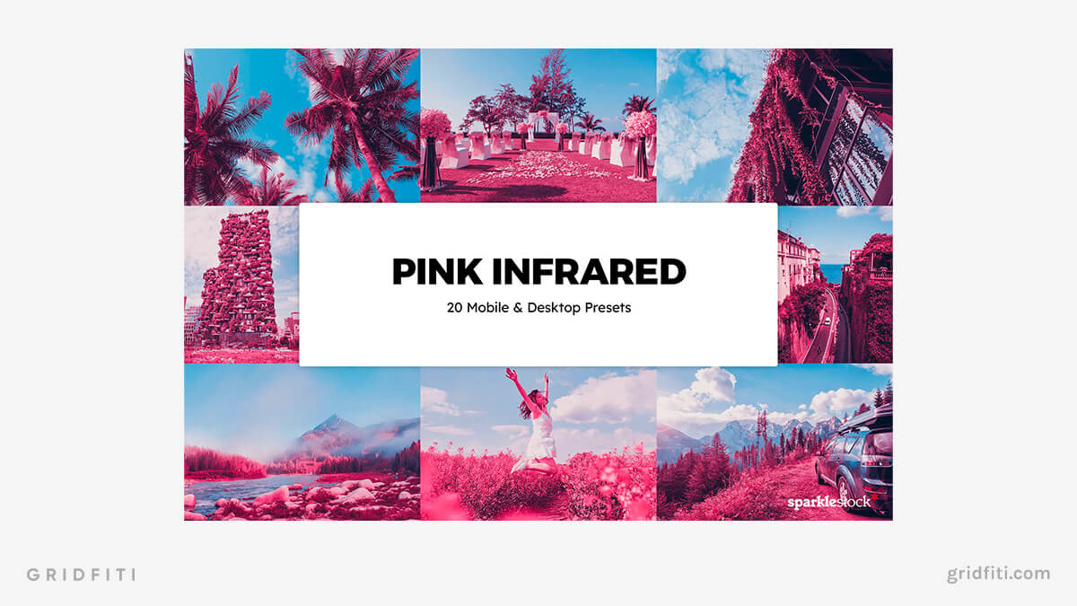 Free Pink Infrared Presets