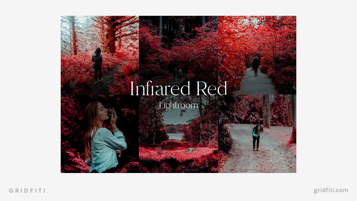 Infrared Red Presets for Lightroom