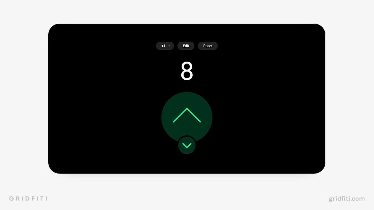 Minimalist Online Counter