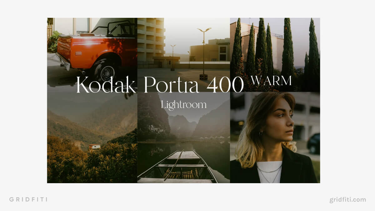 Kodak Portra Warm Presets