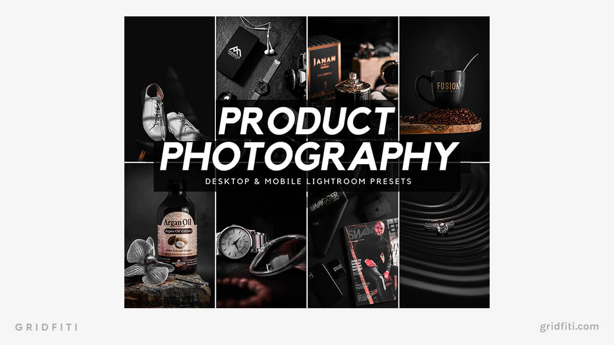 Dark Product Photo Presets