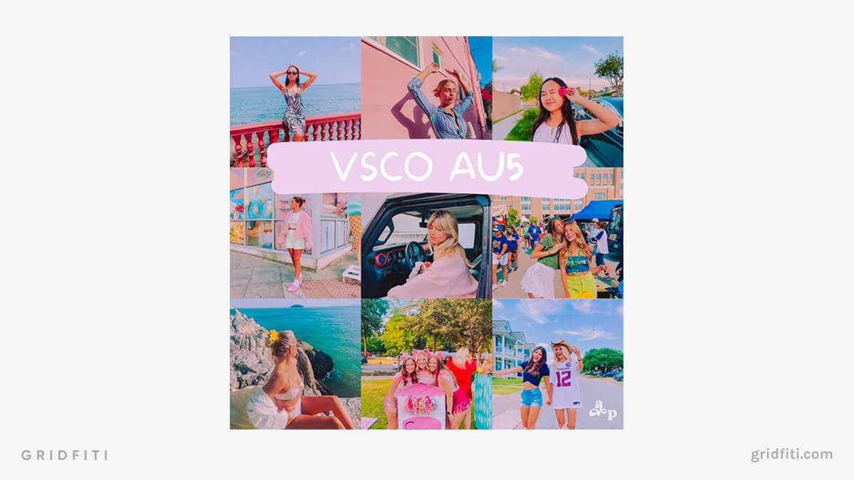 VSCO Pink & Purple Preset