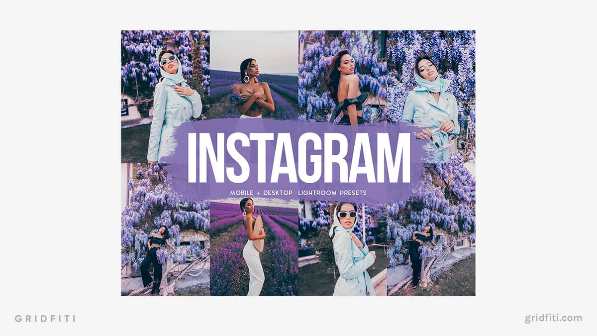 Instagram Purple Filters