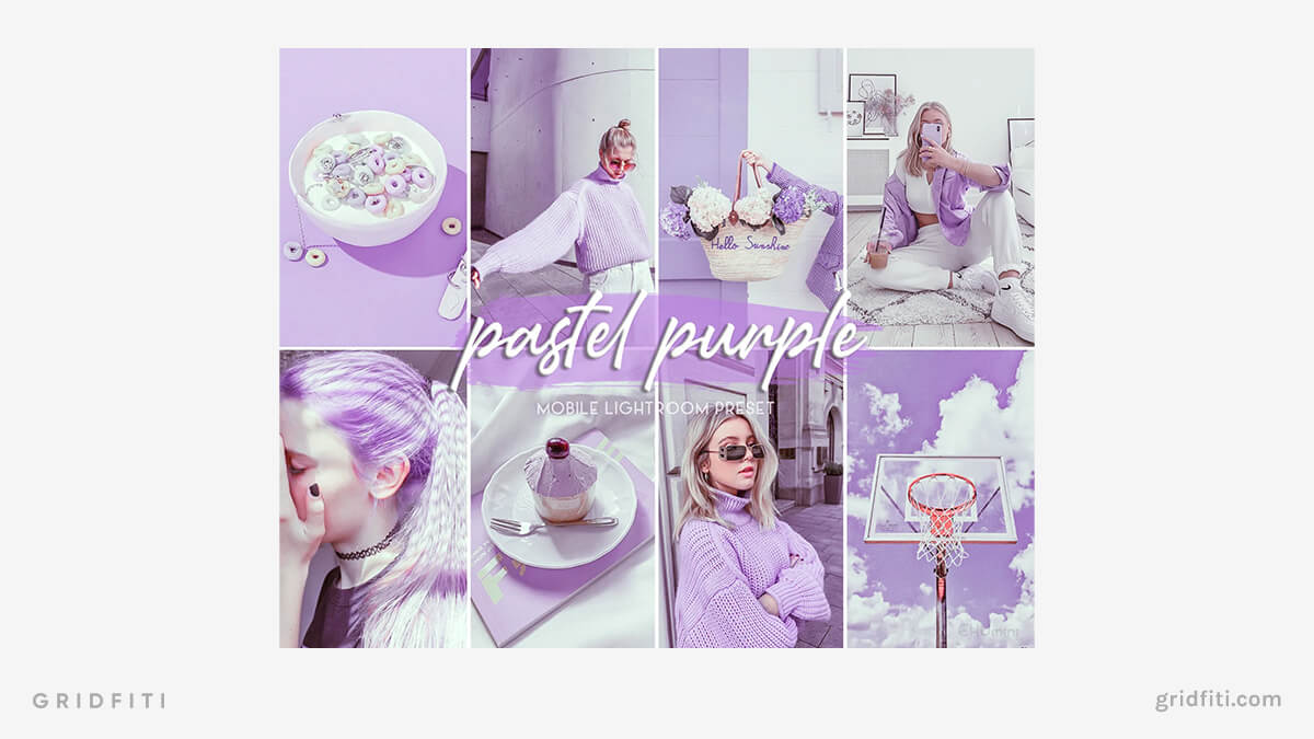 Pastel Purple Presets