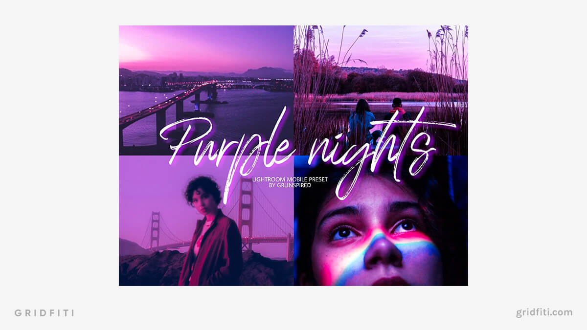 Purple Nights Preset